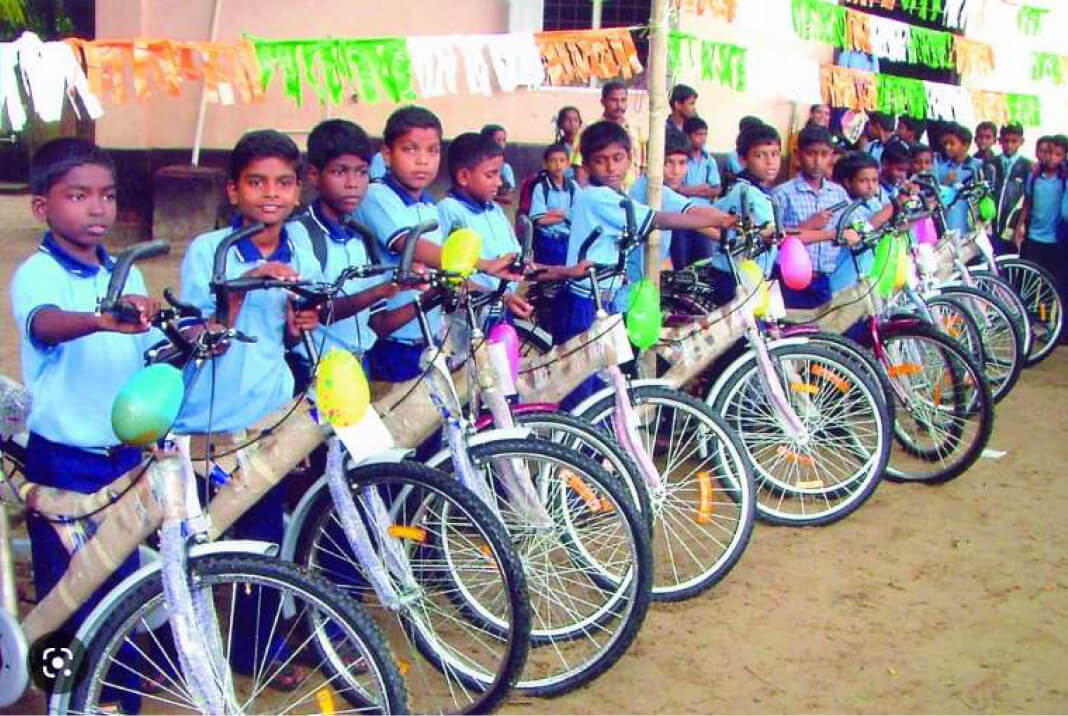 Bicycle Distribution mainly focusing on Women Empowerment